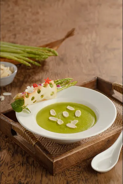 Súp Hạnh Nhân Măng Tây