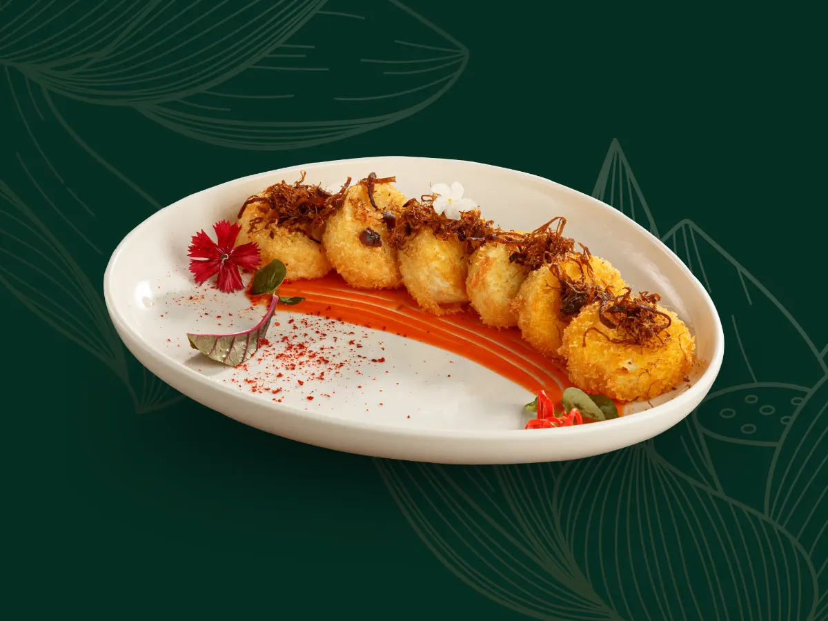 Đậu hủ chà bông nấm hương 2